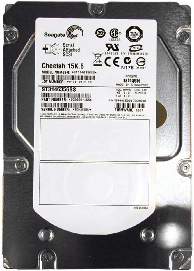 FIT FOR Seagate 146gb 3.5"Hard Drive ST3146356SS Cheetah 15K.6 15K SAS 3Gbps16MB