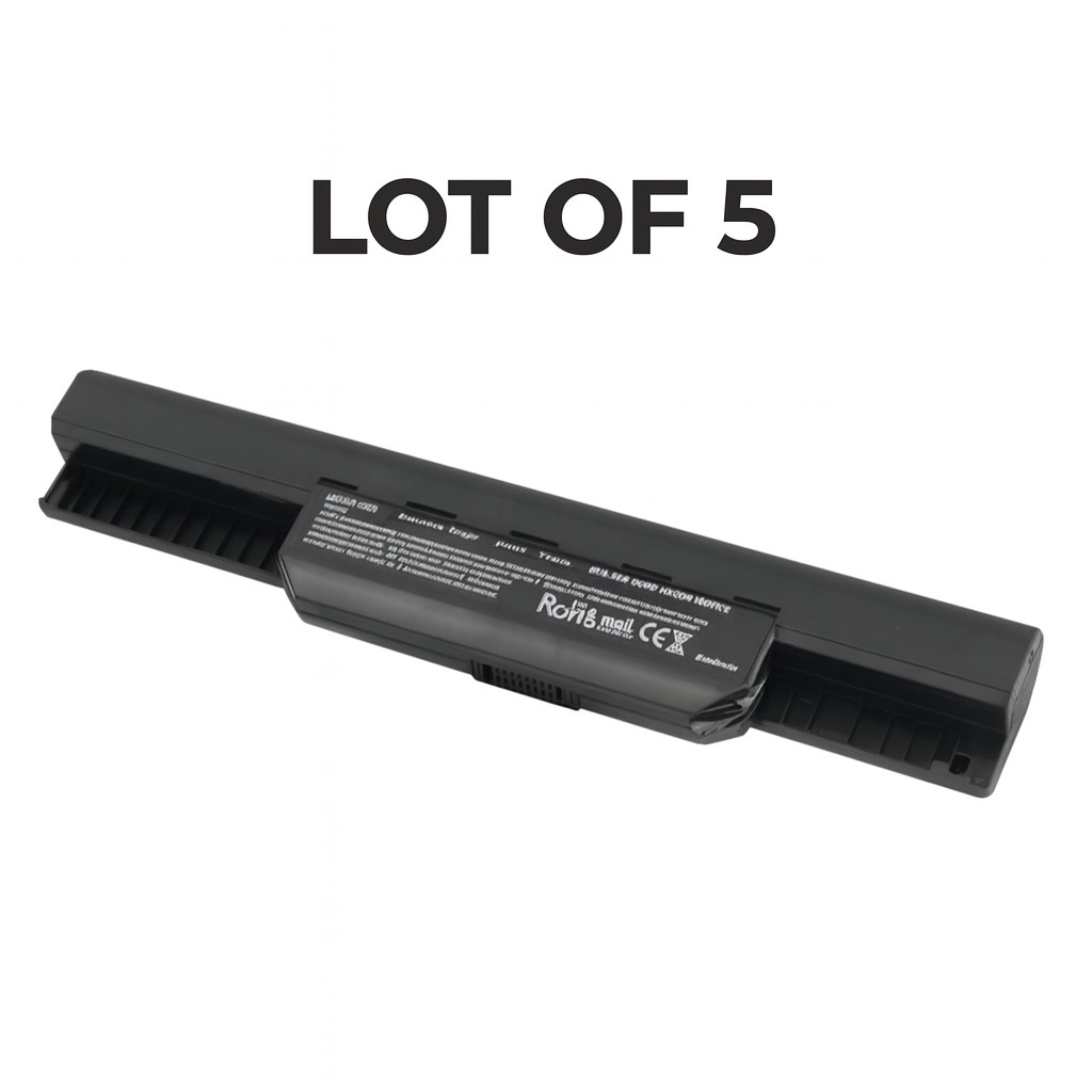 Lot of 5 – Battery for ASUS A32-K53 / A41-K53 (K53 K53E X54C 6-Cell)