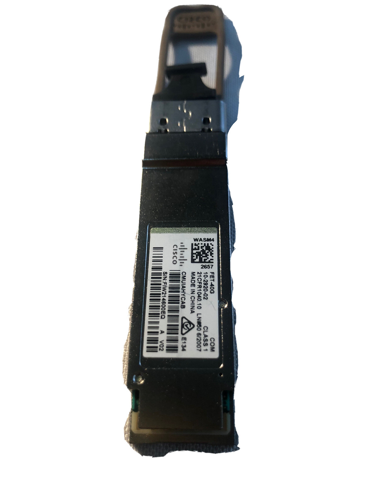 Cisco FET-40G QSFP 40g Fabric Extender Transceiver Module