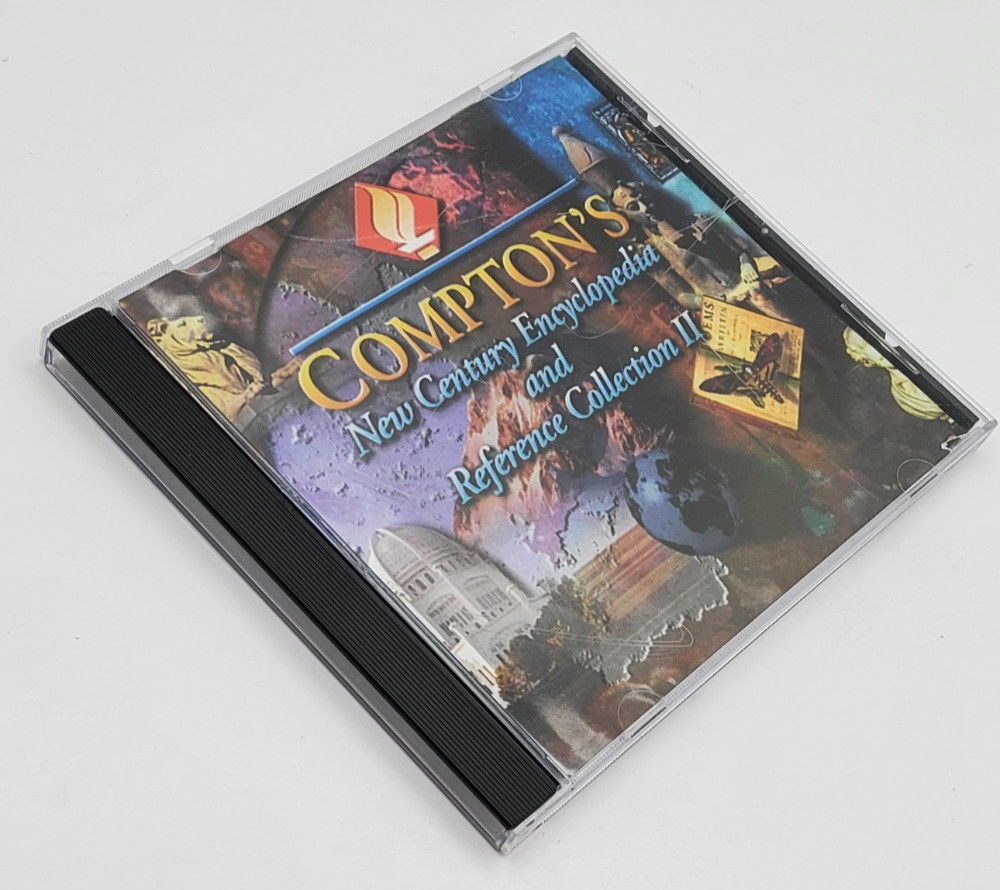 Compton’s New Century Encyclopedia II CD-ROM Vintage Windows 95 Multimedia Refer