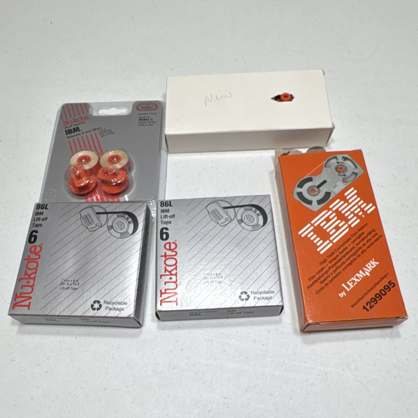 Nu-kote 86L Lift-Off Tape 6-Pack for IBM Selectric II, NK86L-2