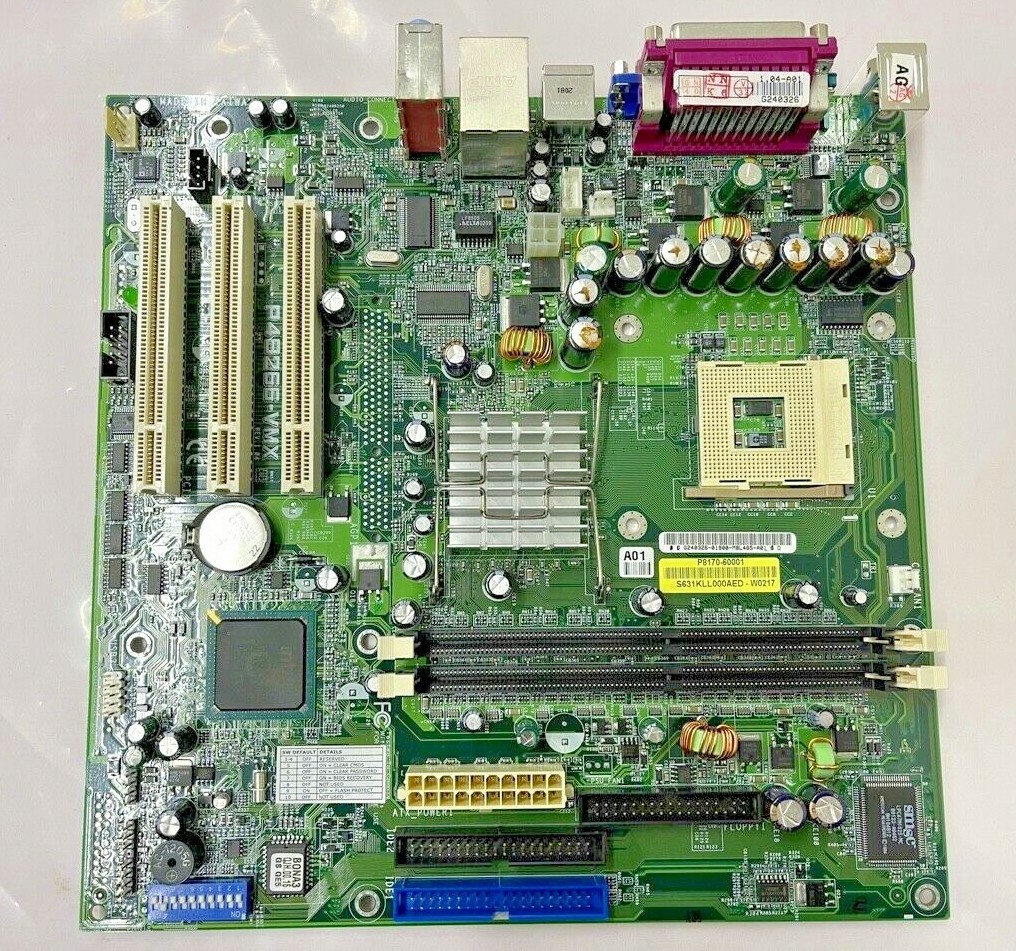 RARE NEW VINTAGE ASUS P4B266-VMX SOCKET 478 P4 MICRO ATX MB VGA LAN SOUND MBMX14