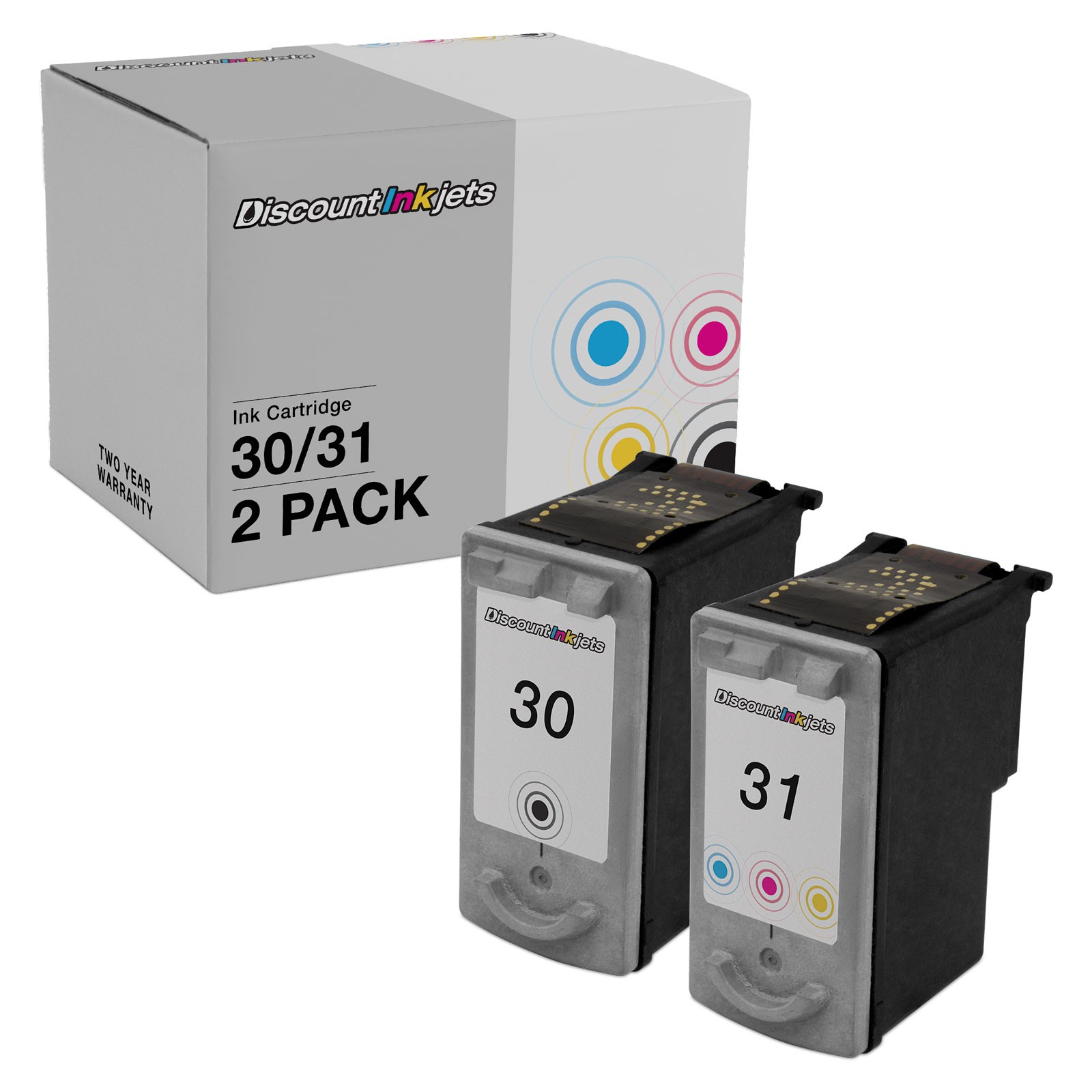 2PK CL-31 PG-30 for Canon 1900B002 1899B002 Ink Printer Cartridge iP2600 iP1800