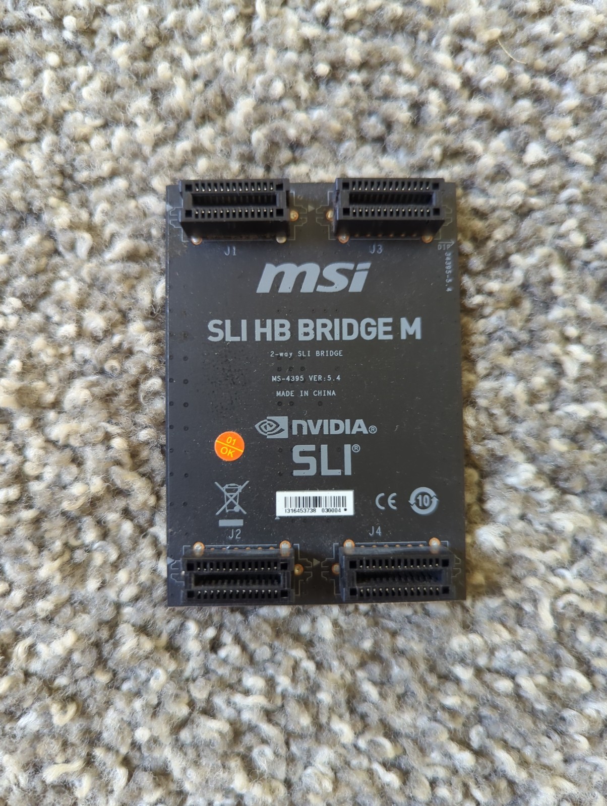 MSI 2-way SLI HB Bridge M Nvidia (MS-4395) Tested & Working