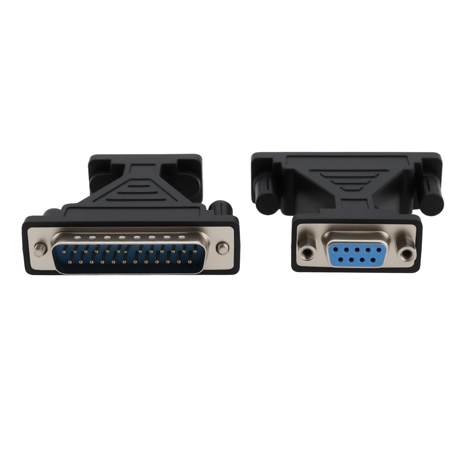 2 Pcs DB9 Female 9Pin to DB25 Male 25Pin Serial Adapter for Computer