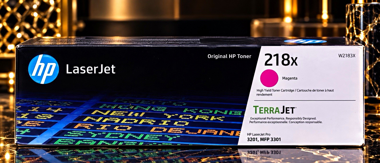 HP Genuine 218X (W2183X) Magenta Laser Toner for LaserJet Pro 3201 3301