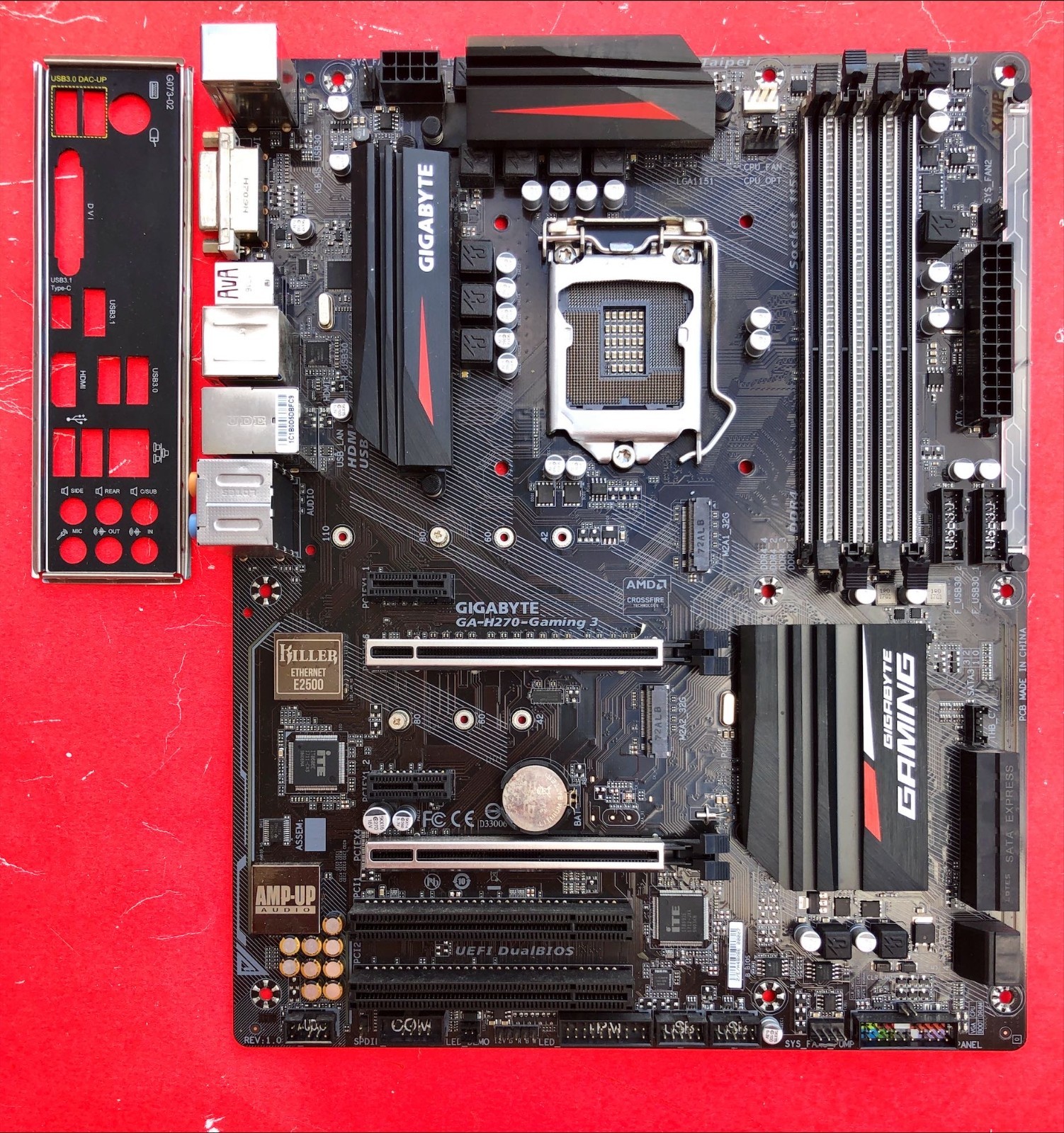 GIGABYTE GA-H270-Gaming 3 REV 1.0 LGA1151 Intel MB 2-Way Crossfire ATX DDR4