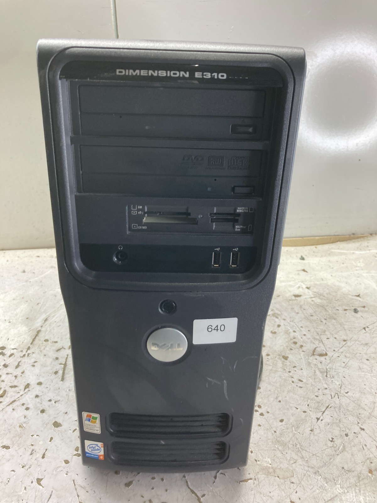 Dell Dimension E310 Intel Pentium 4 2.80GHz 512MB NO HDD