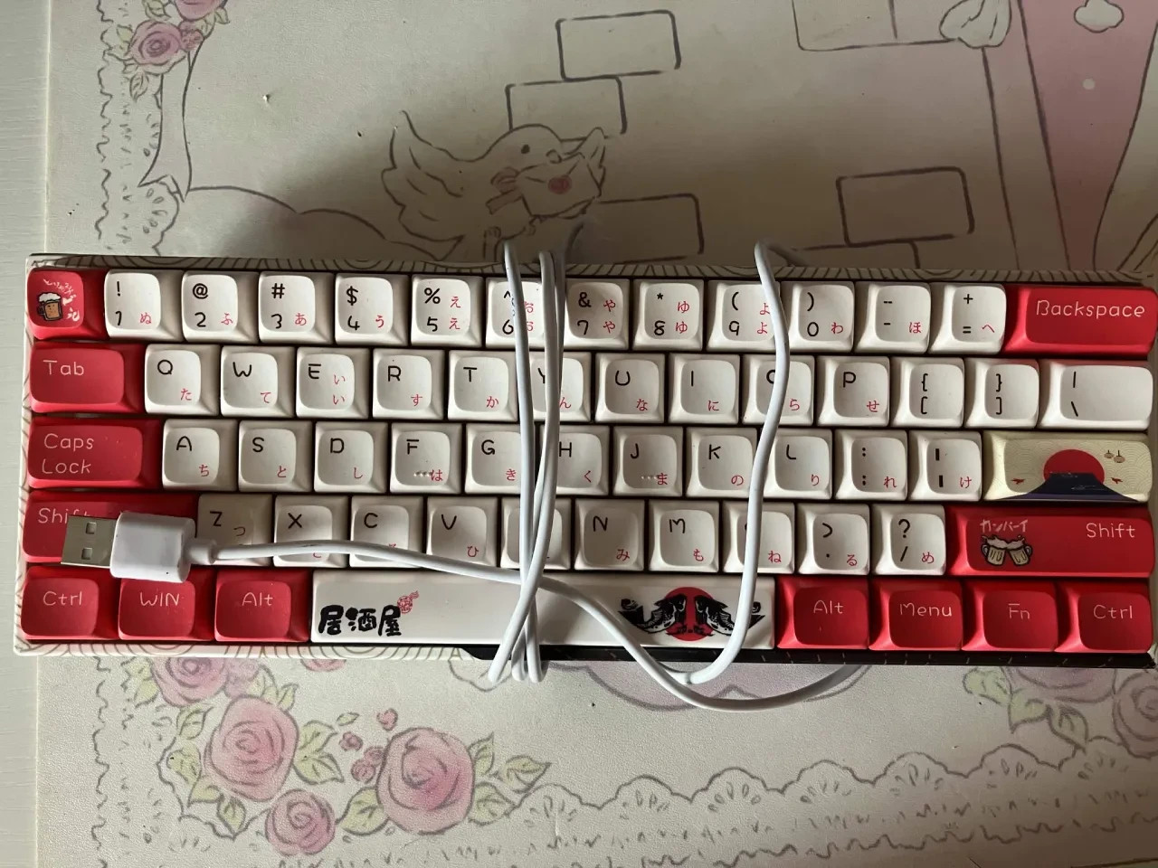 HITIME XVX M61 60% Mechanical Keyboard Wireless, Ultra-Compact 2.4G Rechargeable