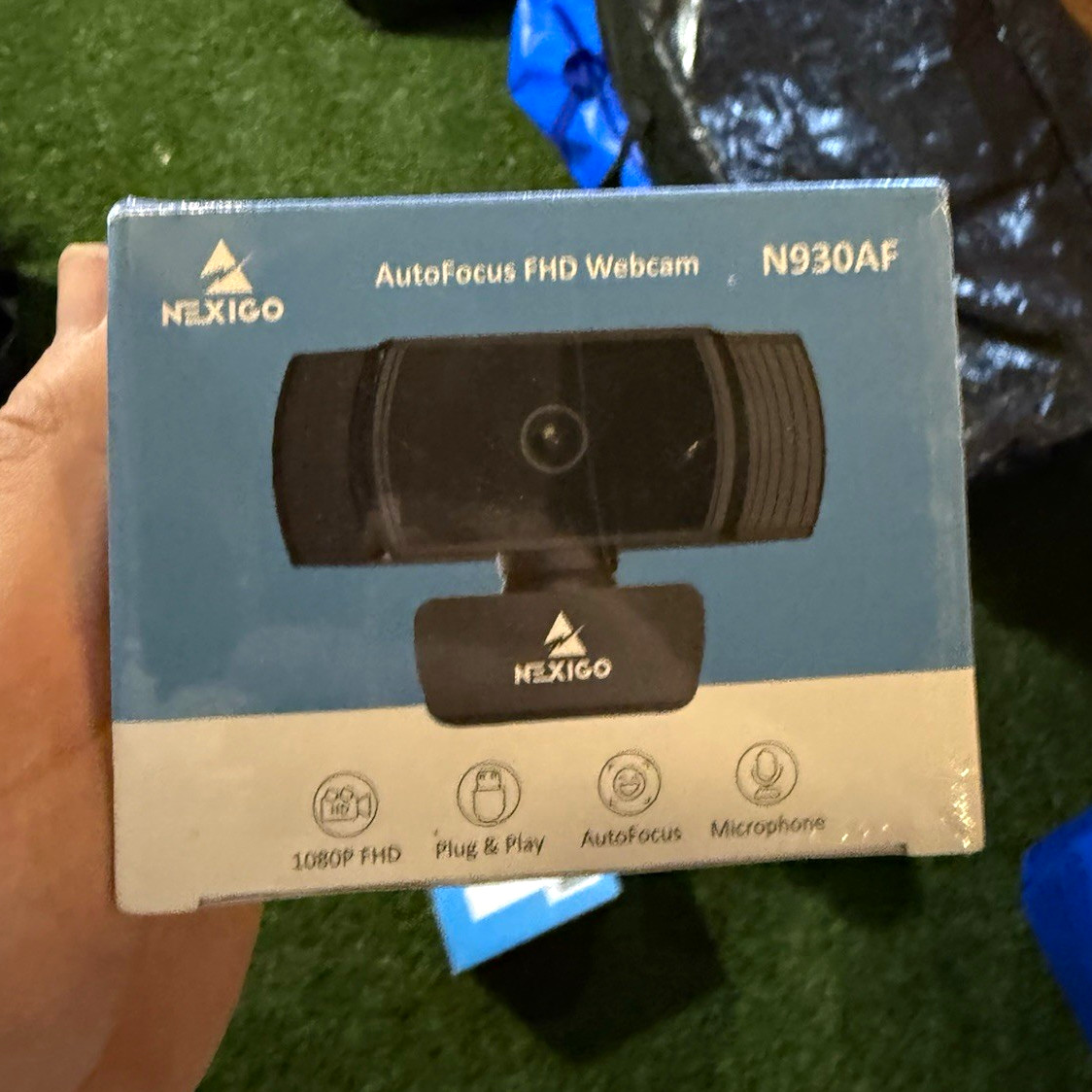 NexiGo N930AF 1080p Autofocus USB Webcam w/ Mic Plug & Play 30fps