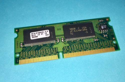 MICRON MT4LDT464HG-6X 32MB 4X64 EDO MEMORY