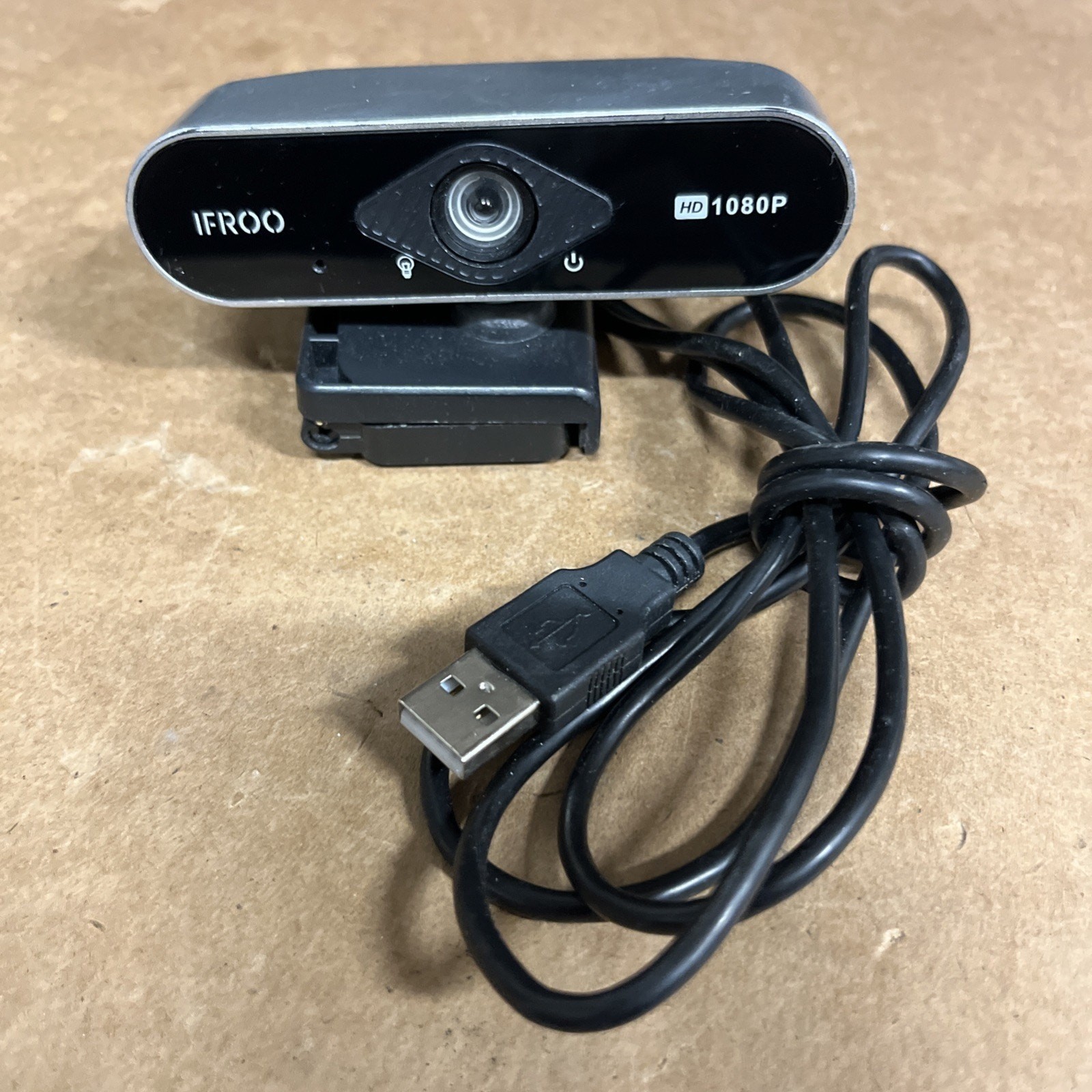 IFROO FHD 1080P USB Webcam With Built in Microphone Camera And Clamp