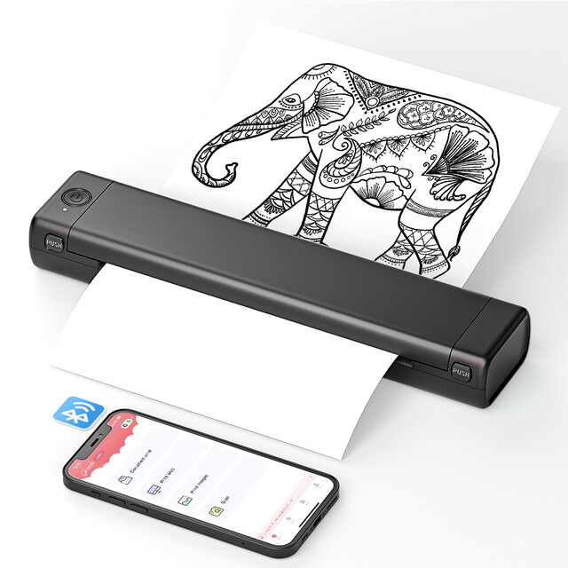 Phomemo M832 Wireless A4 Bluetooth Thermal Printer for Portable Travel M832 LOT