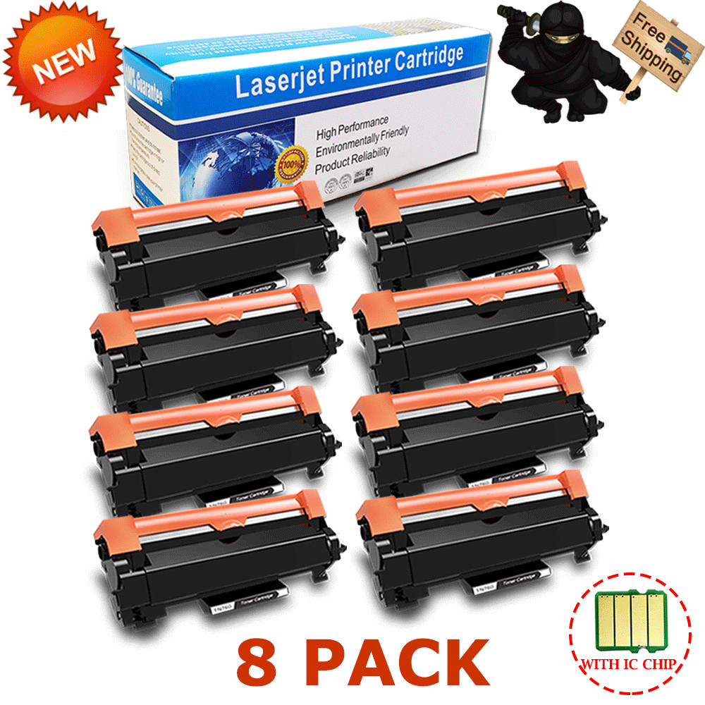8x TN770 With Chip Compatible Toner Cartridge for Brother HLL2370DW HLL2370DWXL