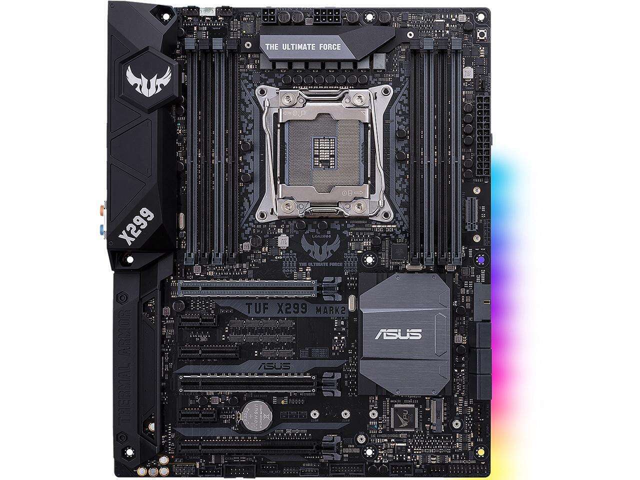 ASUS TUF X299 MARK 2 LGA2066 DDR4 M2 USB3.1 Motherboard Support Core I9 10940X