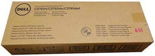 Genuine Factory Sealed Dell Magenta Toner C3760n/C3760dn/C3765dnf 8JHXC