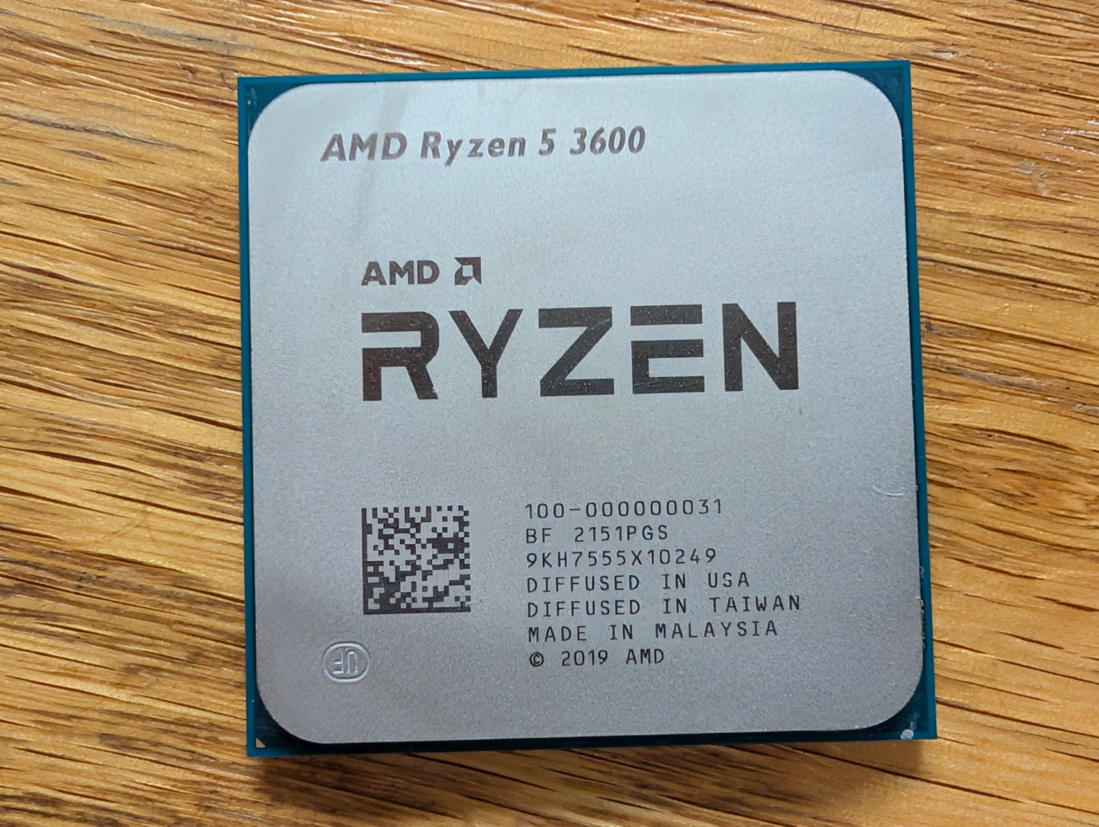 AMD Ryzen 5 3600 6-Core 3.6 GHz Socket AM4 65W CPU only UNTESTED