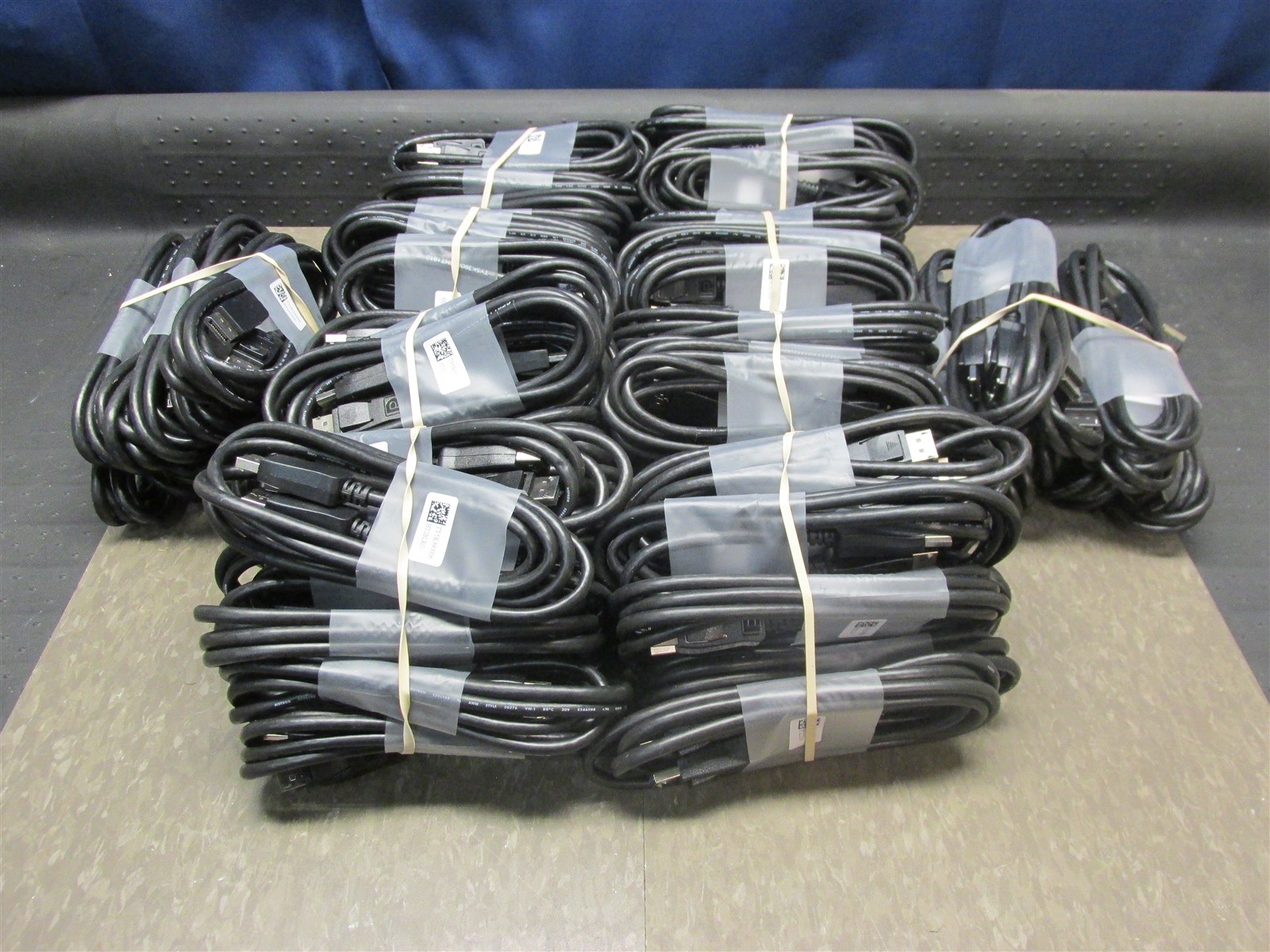 100 LOT - NEW 6' ft DisplayPort Cable Male-Male Video DP Cord 4K HD PC Monitor