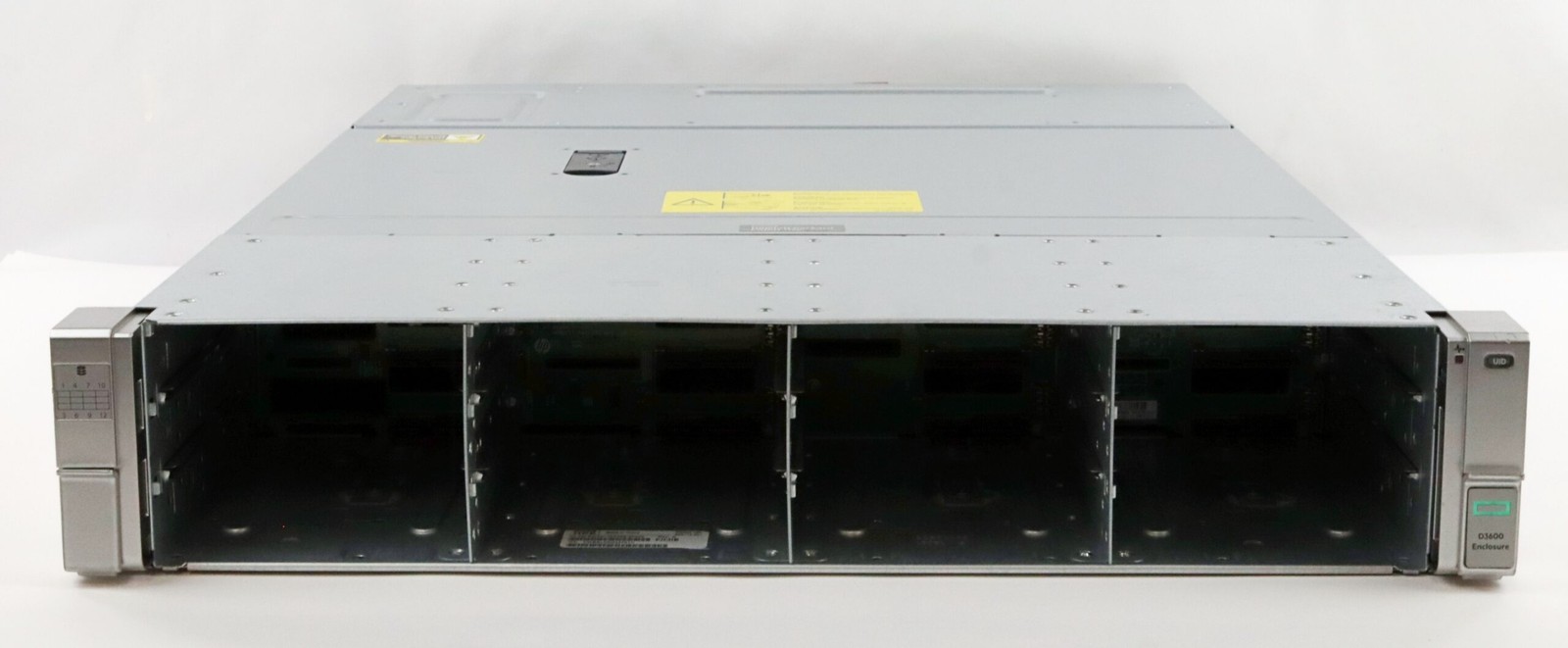 HP D3600 Storage Enclosure QW968A 12-Bay 3.5" Dual 12Gb Controller QW968-62002