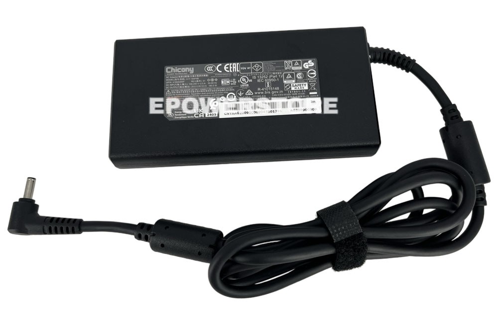 Chicony 180W AC Adapter Charger For MSI Crosshair 17 A11UEK-066 Laptop 20V 9A