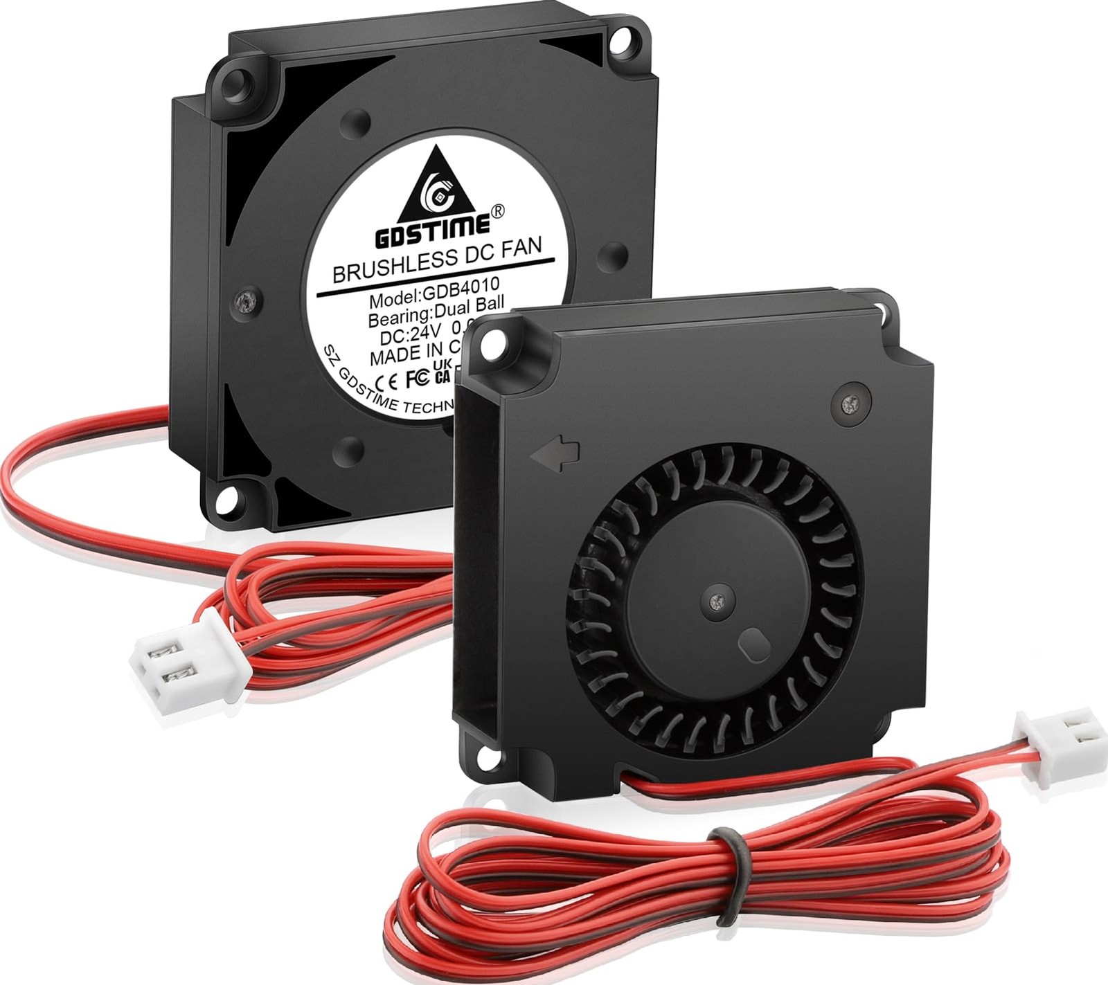 GDSTIME 40mm x 10mm 4010 Blower Fan 24V Dual Ball Bearing Cooling x