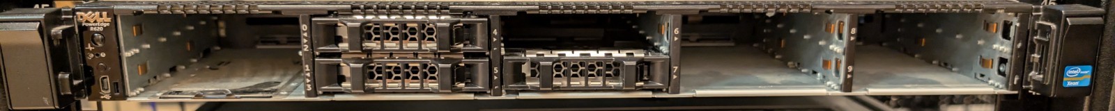 Dell Poweredge R620 10x 2.5" bay with 256GB (16x16gb) DDR3, 2x E5-2690v2, H710