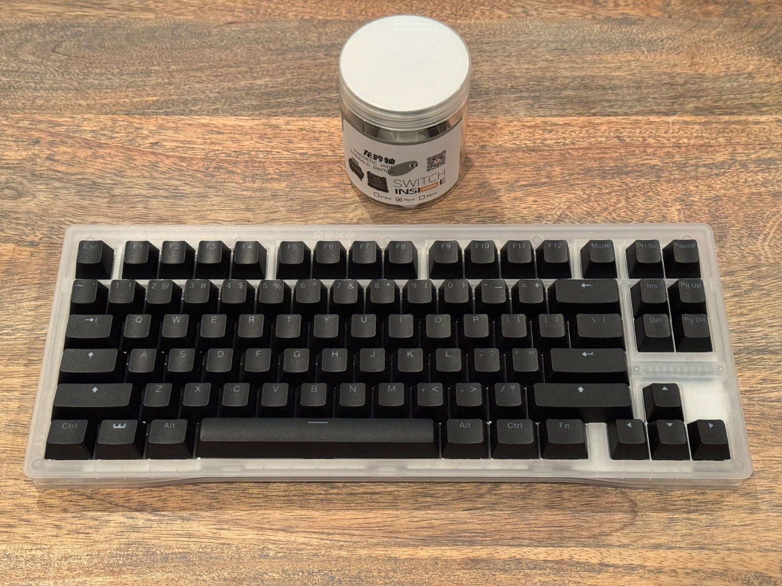 Wooting 80HE w/ Gateron Magnetic Jade Emerald Switches