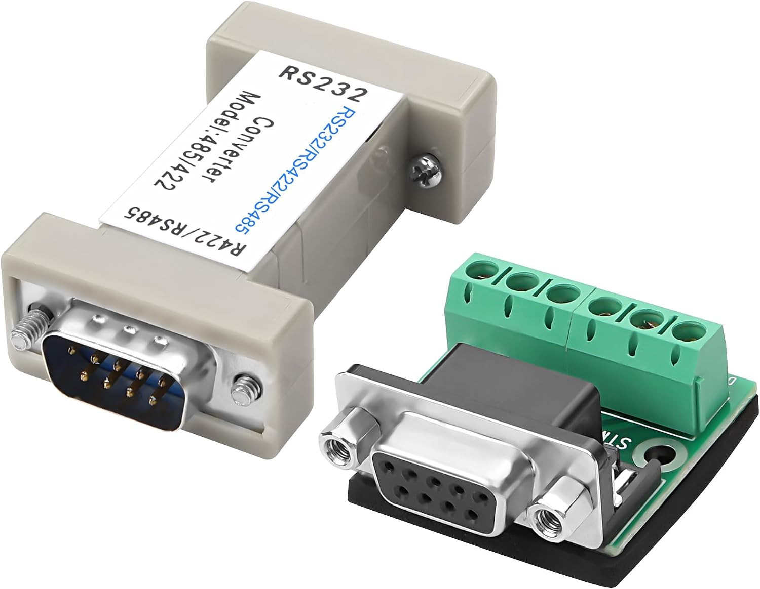 RS-232 to RS-485/422 Converter Adapter Port-Powered Industrial RS232 to RS422...