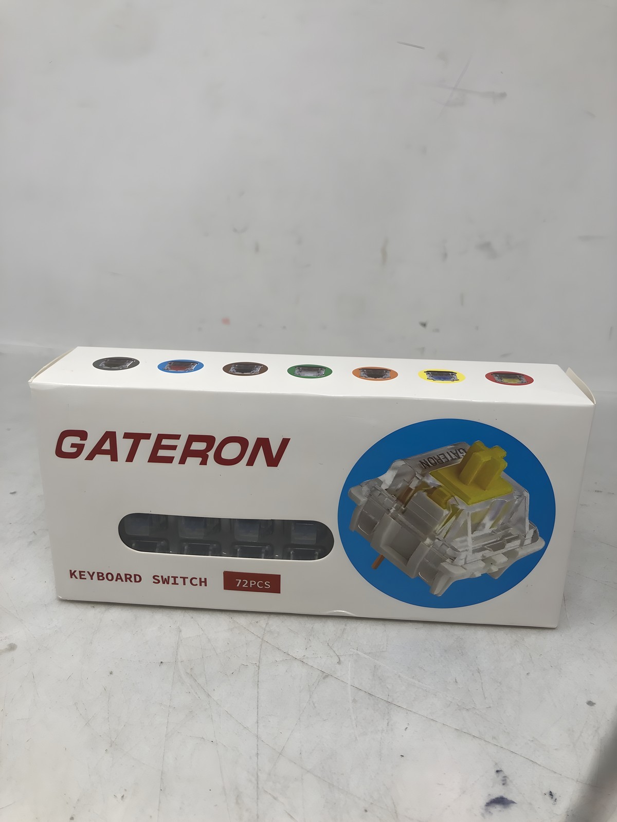Gateron G Pro 3.0 Silver Speed Linear Switches 72pcs 5-Pin RGB New