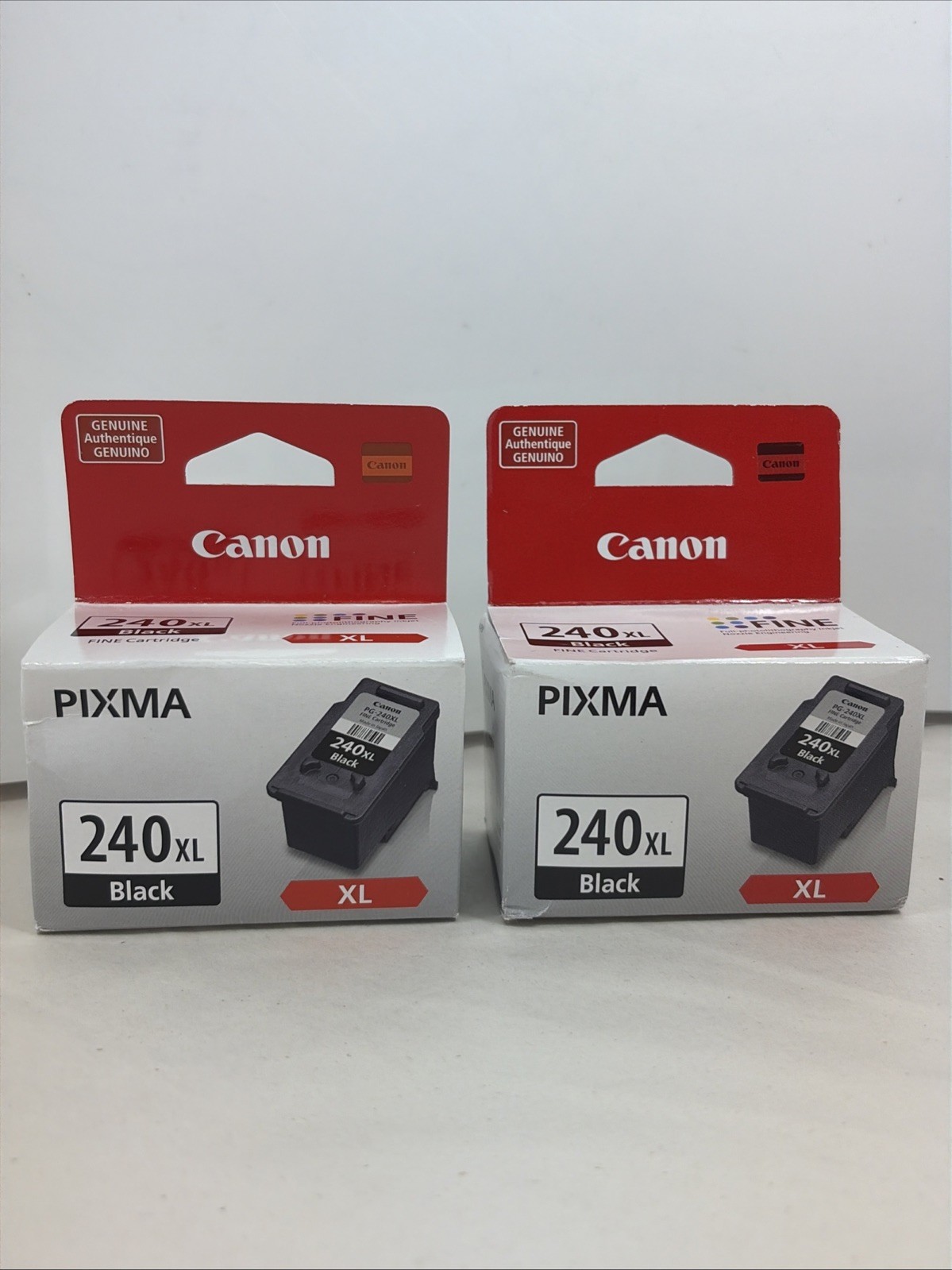 2 Pack Genuine Canon PG-240XL Black Ink Cartridge 5206B001 PIXMA MG MX TS Series