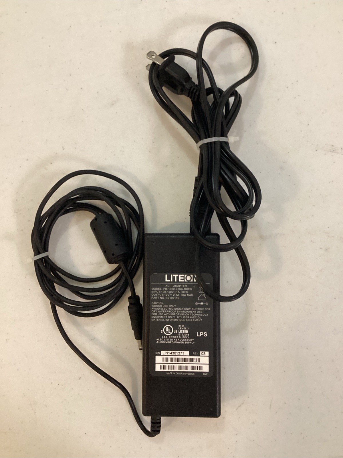 Genuine Liteon for Acer Laptop Charger AC Adapter Power Supply PA-1650-86 65W 