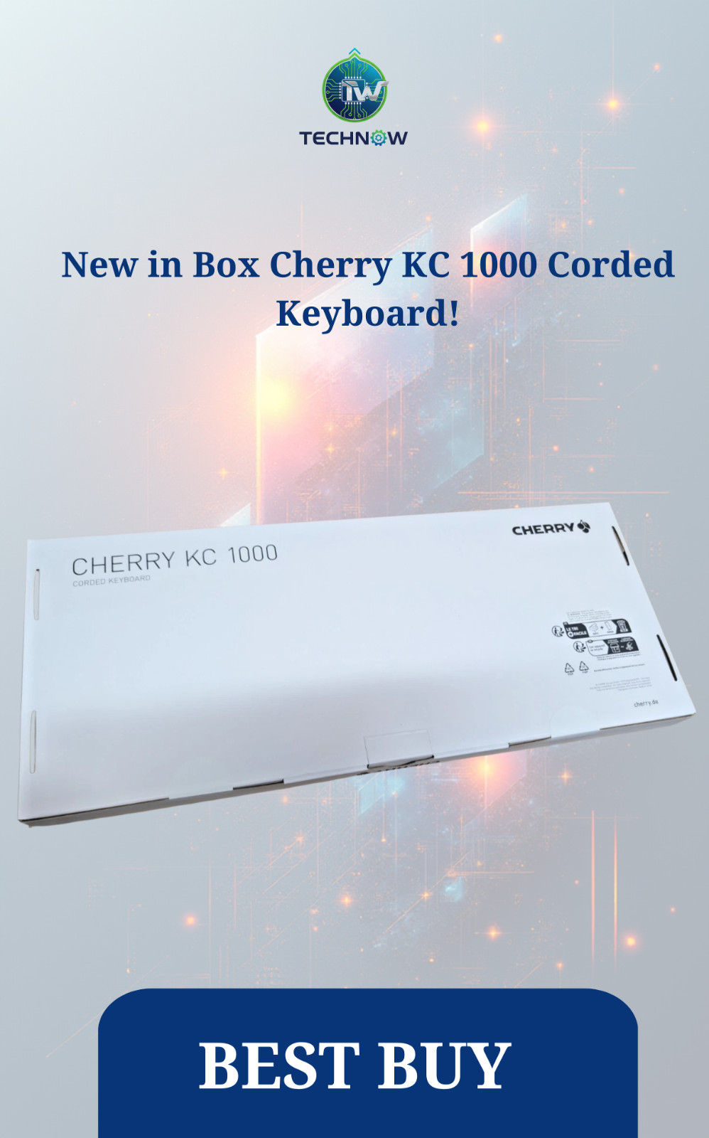 New in Box Cherry KC 1000 Corded Keyboard lot of 10