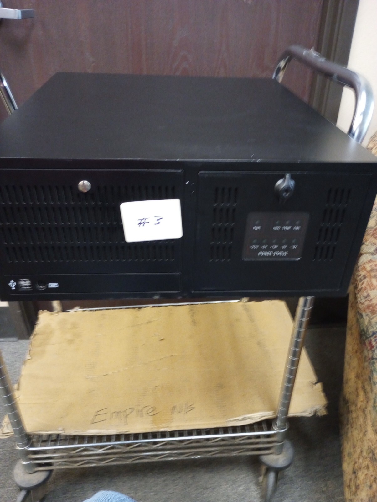 ADVANTECH CORP COMPUTER ACP-4000BP-00XE ,WIN XP,250GB, DVDRW,  (2 300W PS # 3