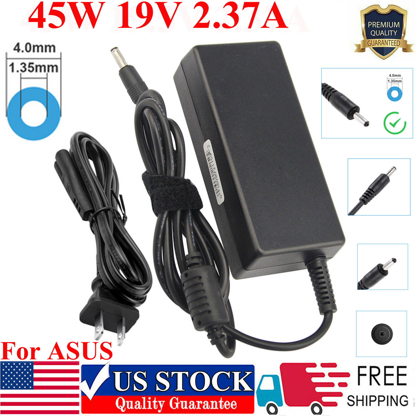 AC Adapter Charger For Asus Vivobook 15 X540S X540SA X540SC X540L X540M X540BA