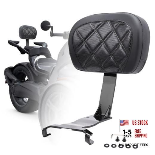 Motorcycle Rear Passenger Backrest Fit for Can-Am Ryker Black Line
