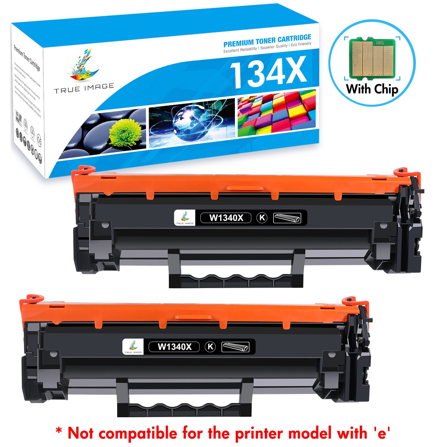 2x W1340X 134X Toner for HP LaserJet M209dwe M209dw MFP M234dw M234sdw With Chip