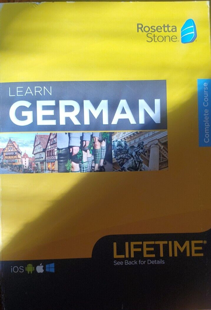 Rosetta Stone Lifetime Subscription  GERMAN New