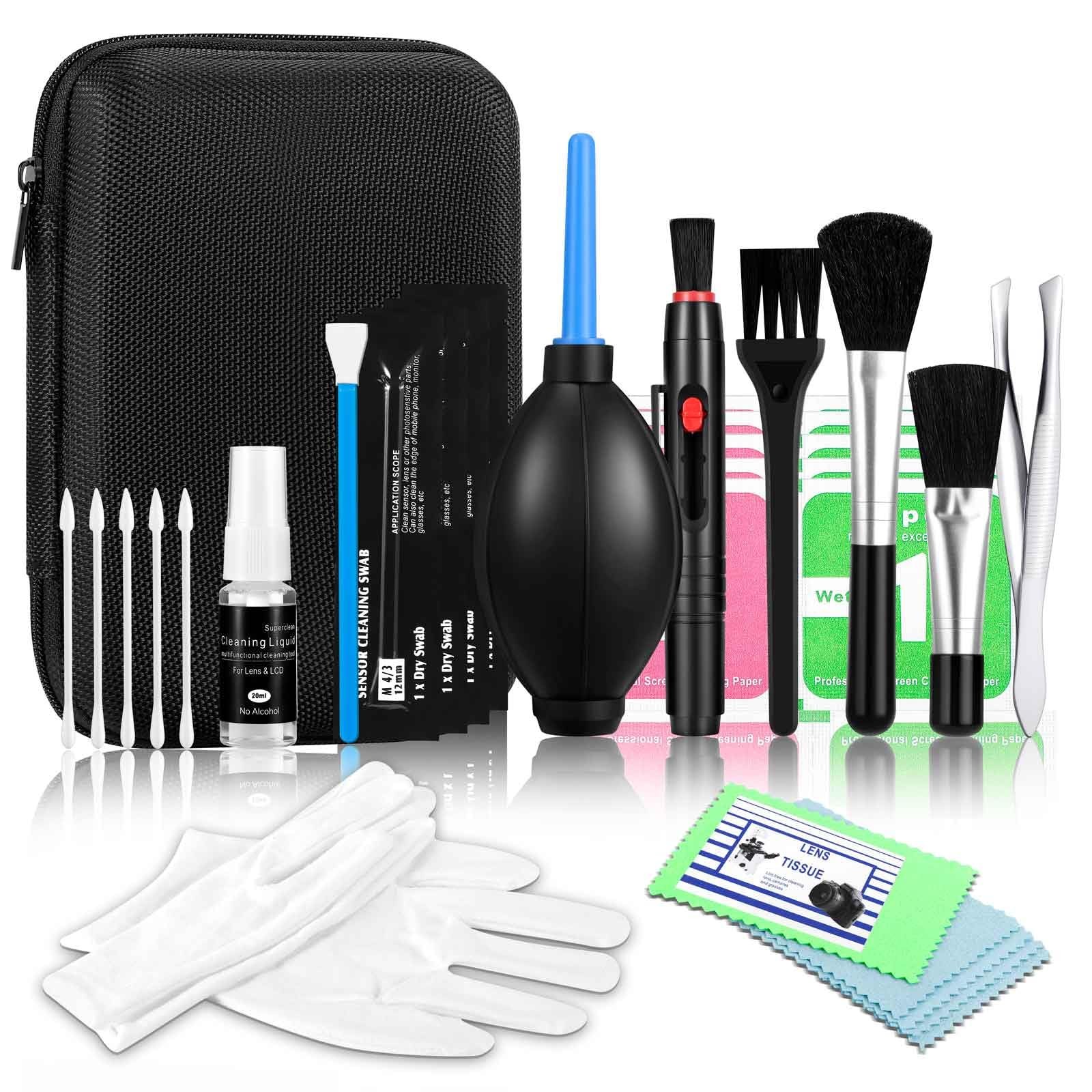 Camera Cleaning kit - Professional Camera Lens Cleaning Kit,Complete DSLR & Mirr
