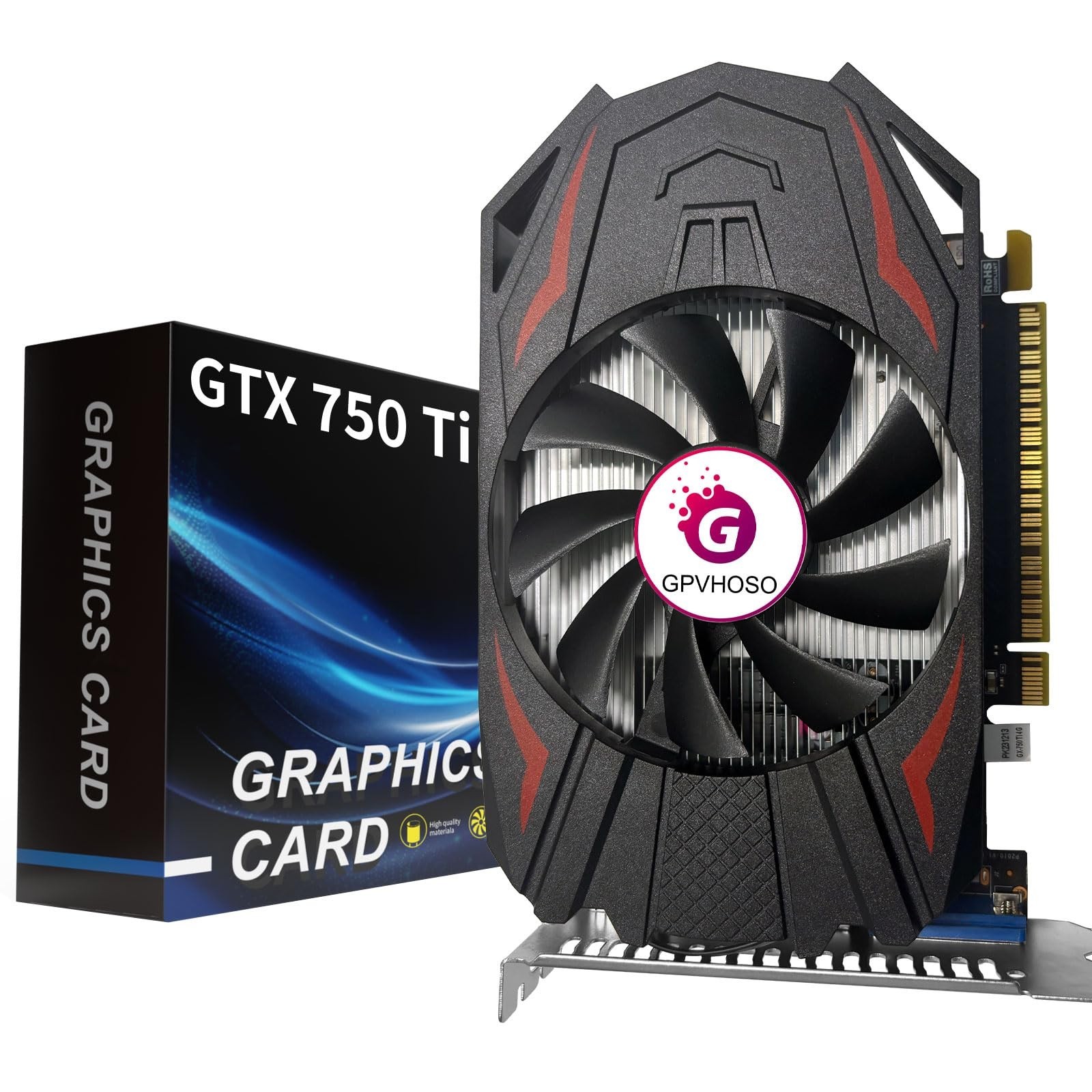 GTX 750Ti 4GB GDDR5 Graphics Card - High Performance Gaming & Multimedia Upgrade
