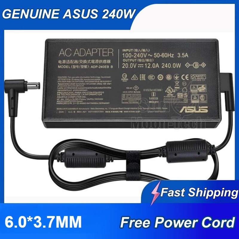 Original 240W Asus W5600Q2A-XB94ProArt StudioBook 16 Power Supplies AC Adapter