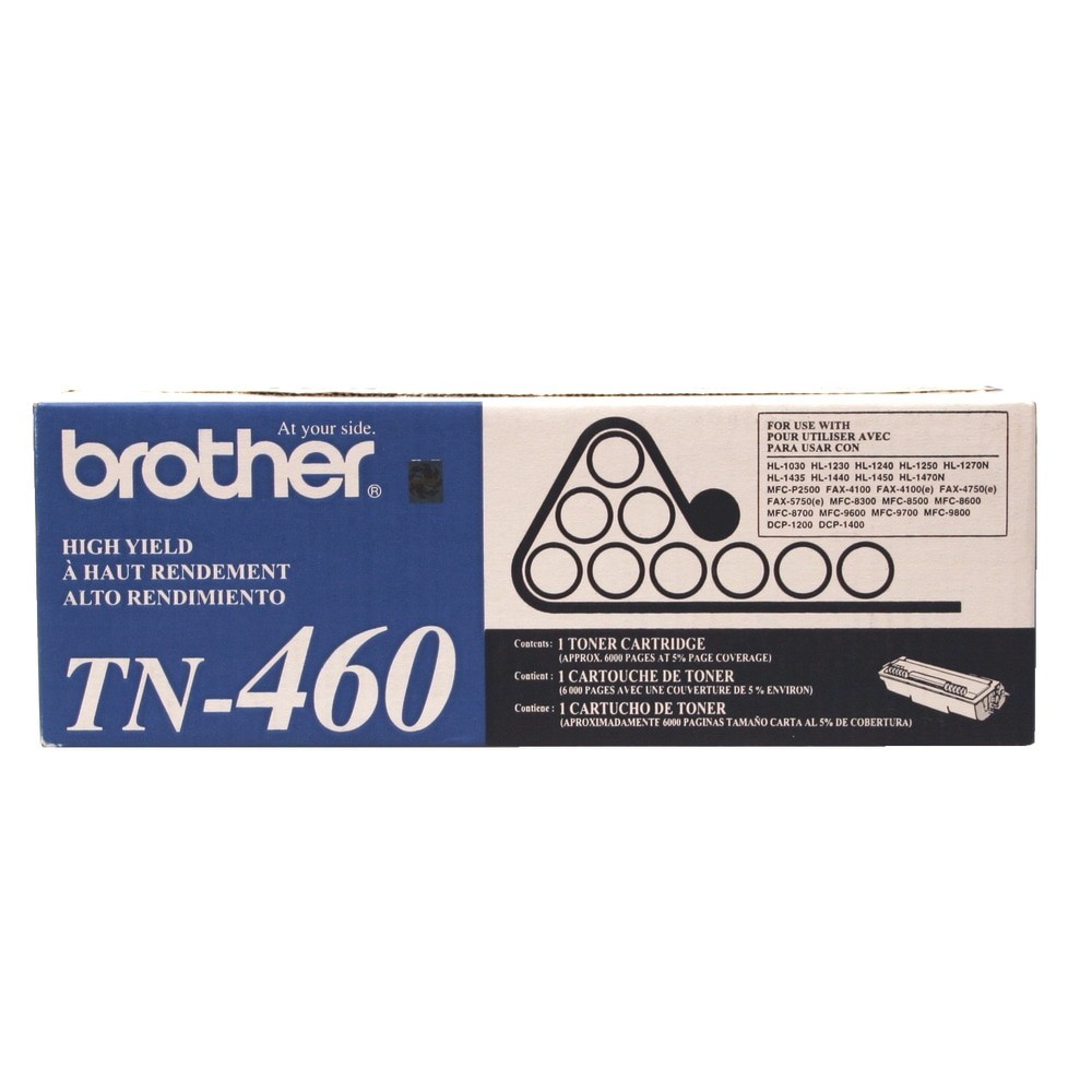 Genuine Brother TN-460 OEM High Yield Black Toner Cartridge Open Box Unused