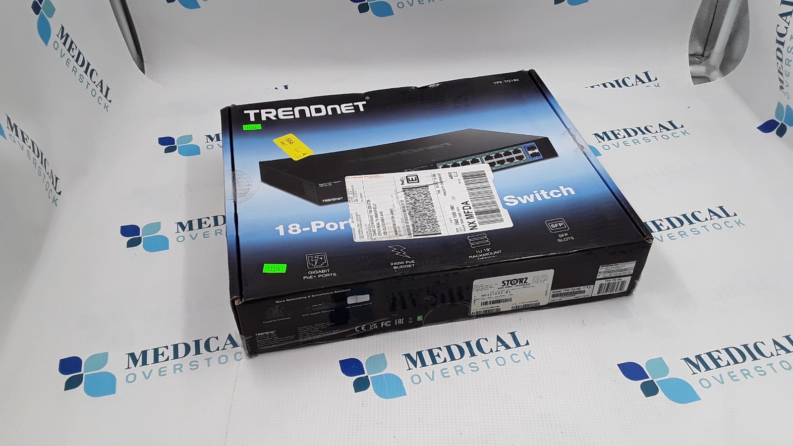 TrednDnet 18-Port Gigabit PoE+ Switch Model TPE-TG182