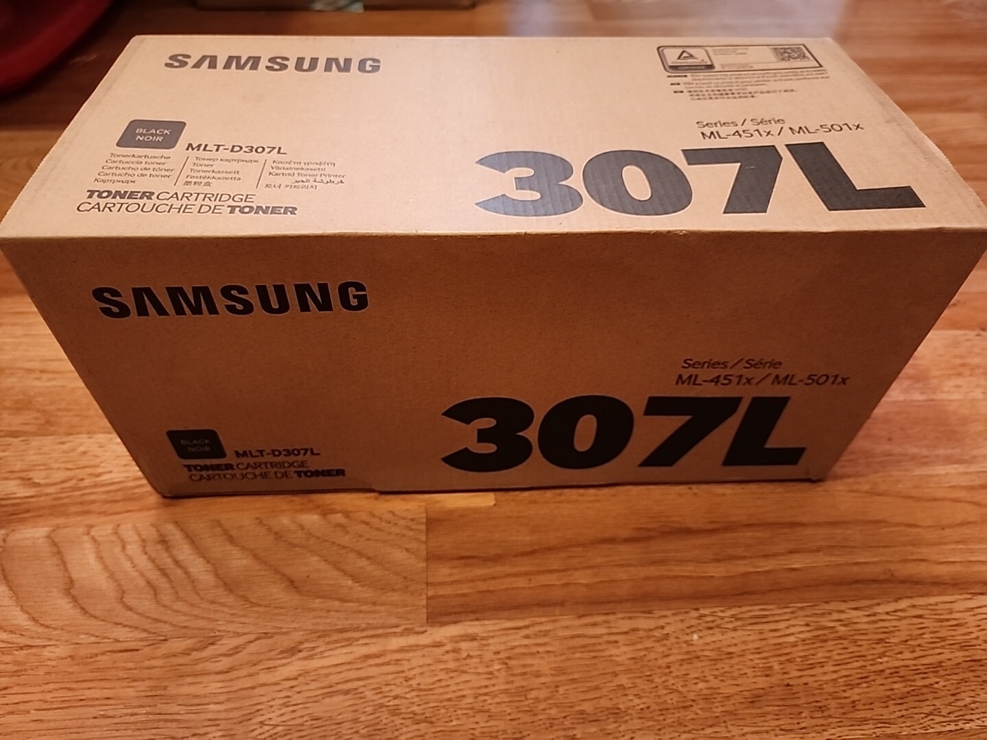 New Samsung  307L Genuine MLT-D307L Black Toner Cartridge ML-451x, ML-501x