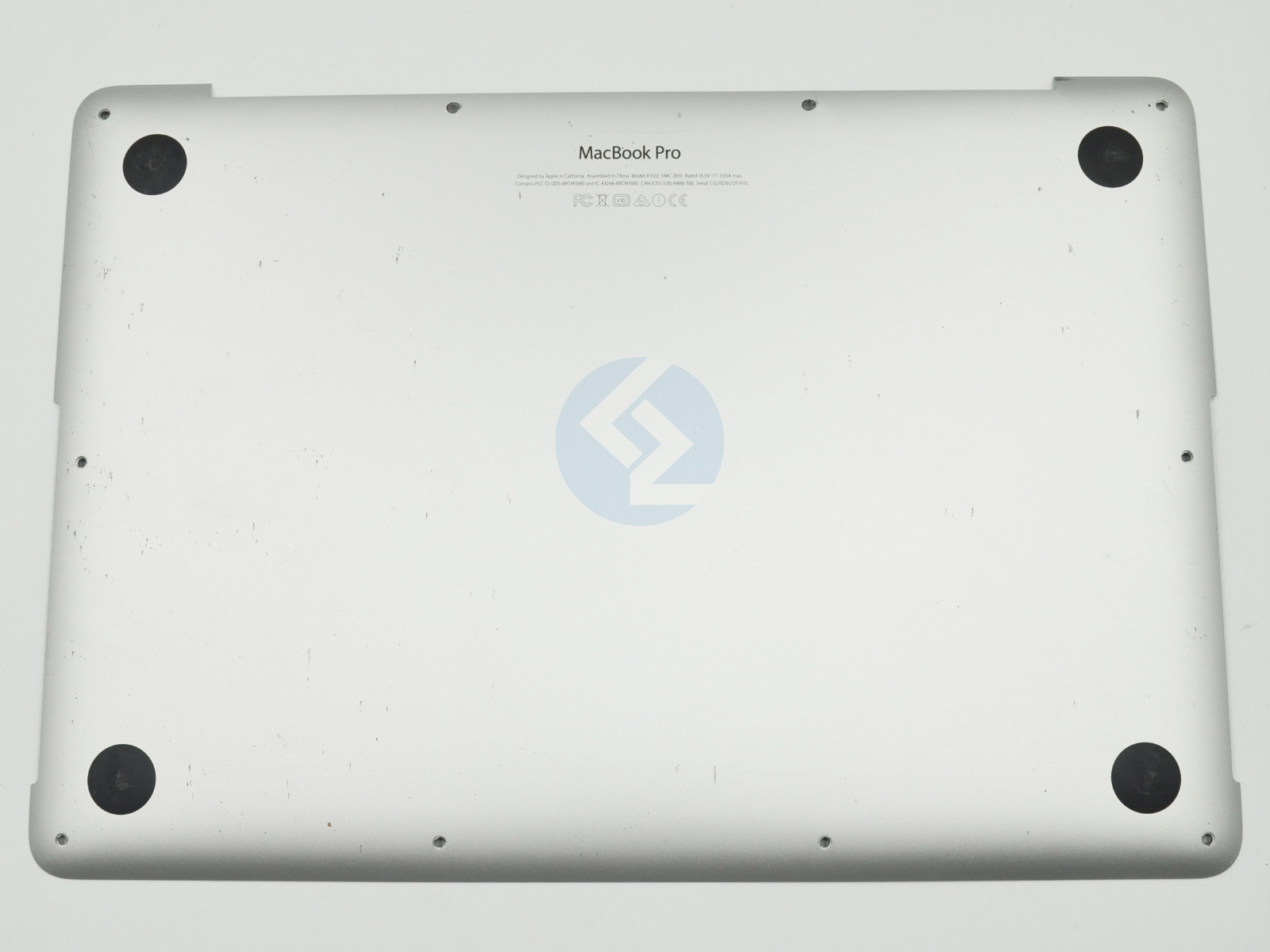 Grade B Lower Bottom Case Cover 604-02878-A for Apple Macbook Pro 13" A1502 2015
