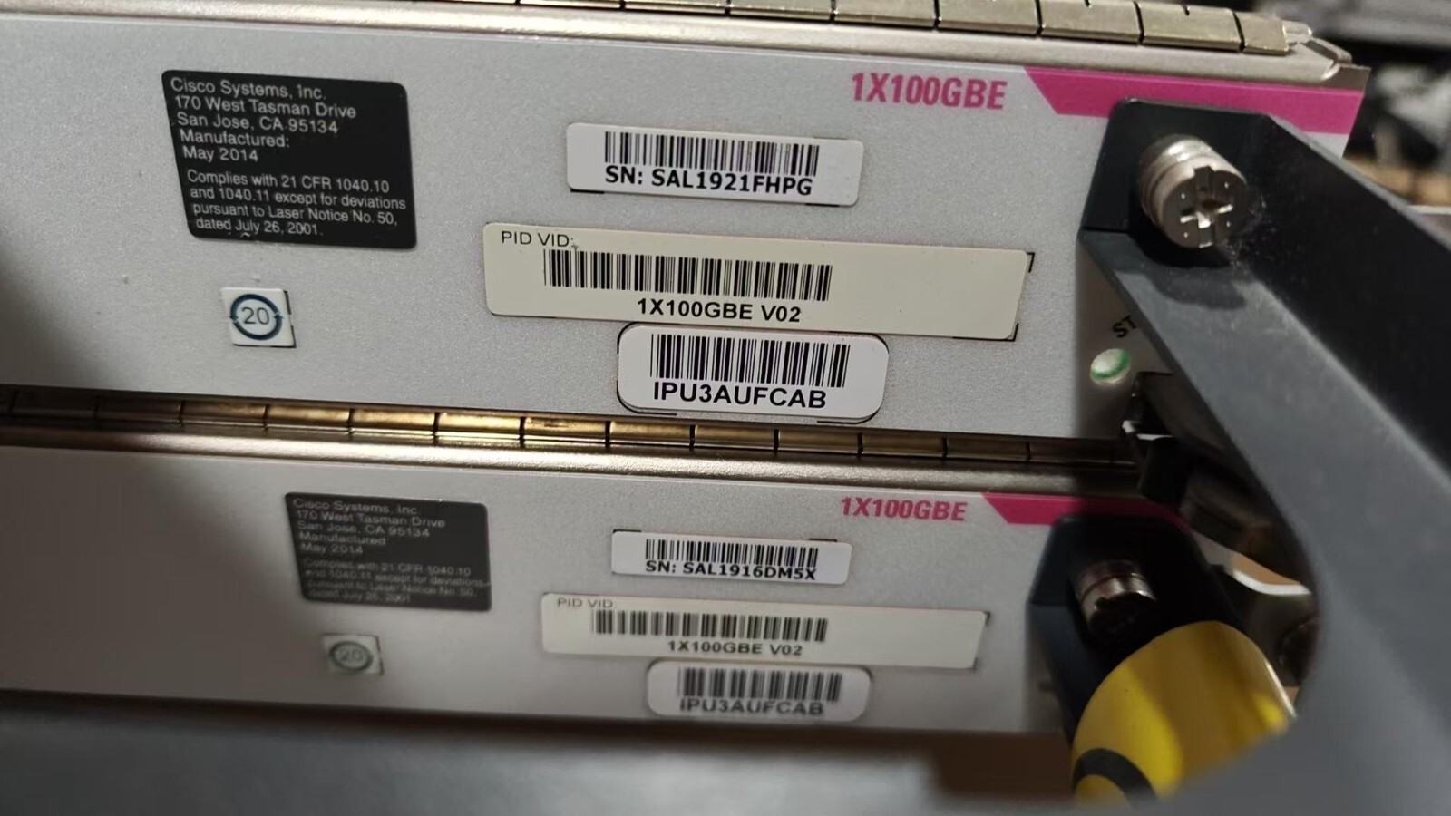 Cisco  1x100GBE CRS-3 1-Port 100 Gigabit Ethernet Interface Module