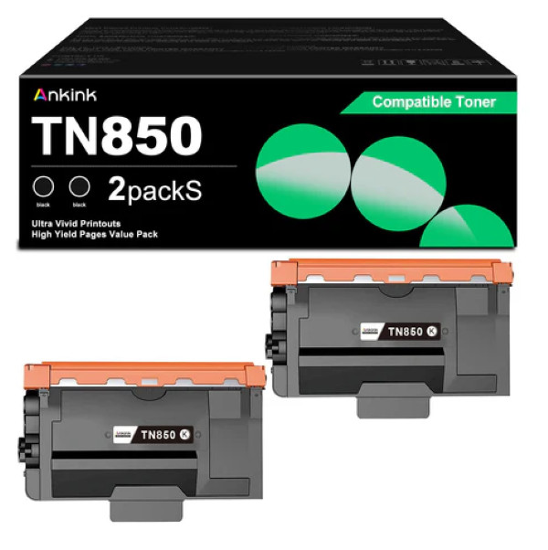 ANKINK TN850 Black Toner High Yield for Brother MFC-L5850DW L5800DW L5900DW