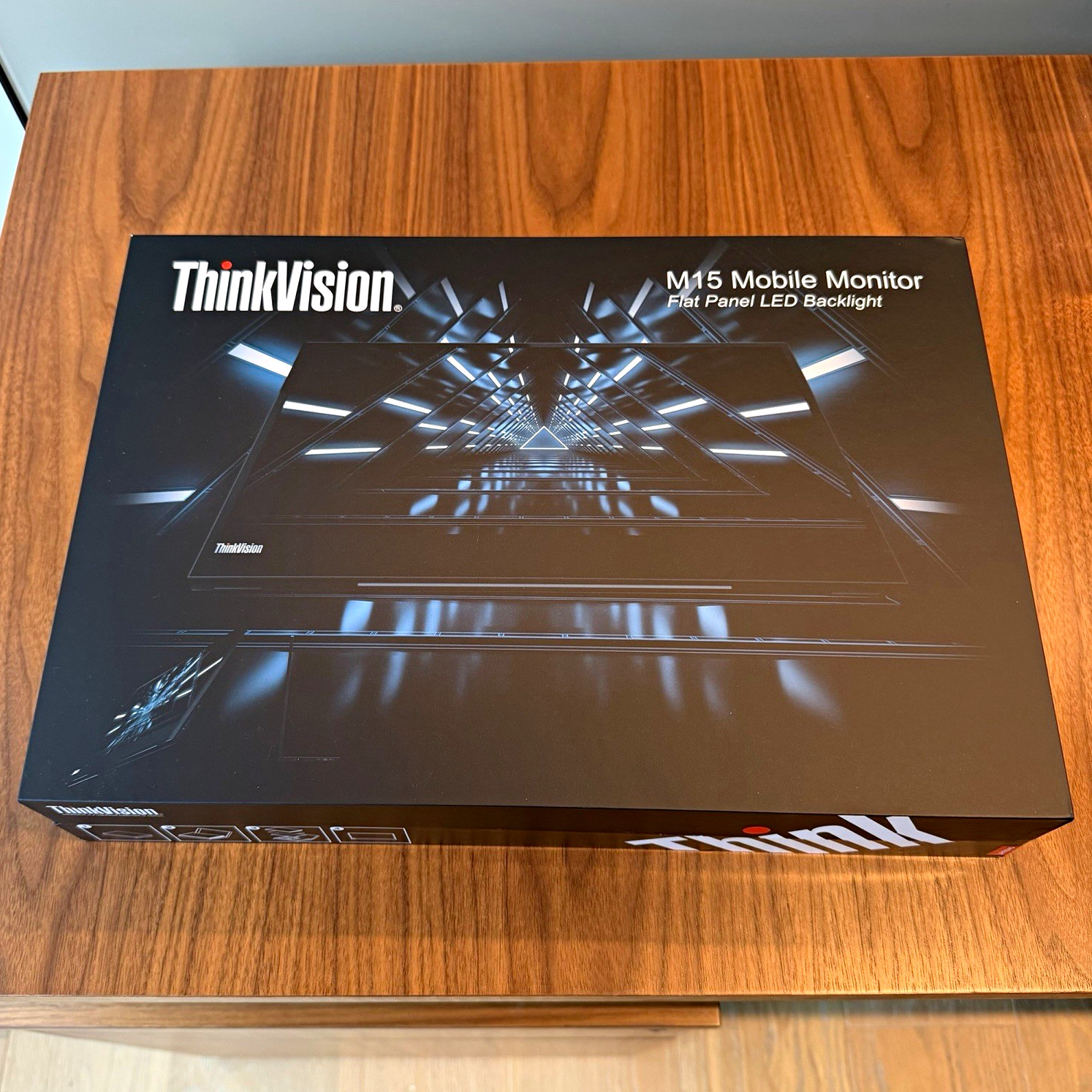 Lenovo ThinkVision M15 15.6" Portable Monitor USB-C 62CAUAR1UZ NEW OPEN BOX