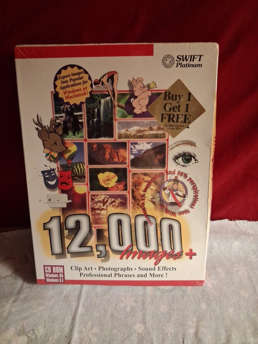 Publisher CD Rom 12,000 Images Swift Platinum Sealed Vintage 1997 New