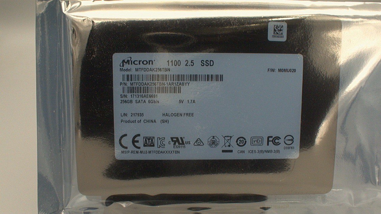 Micron 1100 256GB 2.5" Internal Solid State Drive Tested Pulls