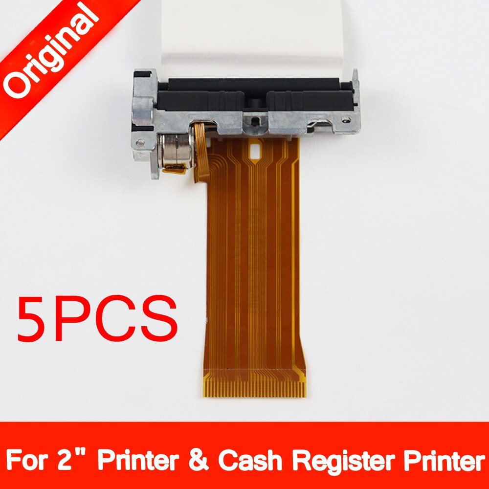 5x 58mm Thermal Printhead For Youshen 2" Printer & Cash Register Printer PT487F